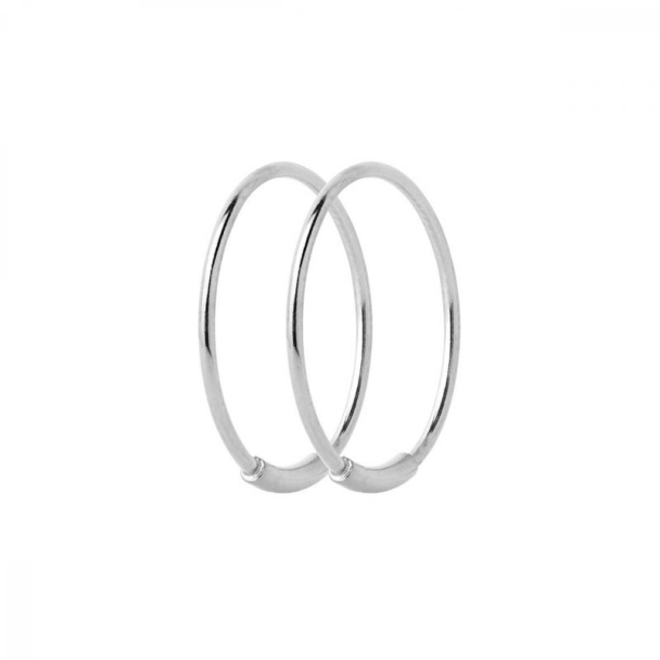 BASIC HOOP 16 SILVER