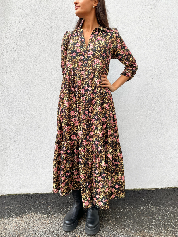 Delicate Button Down Dress - Flora  - Image 1