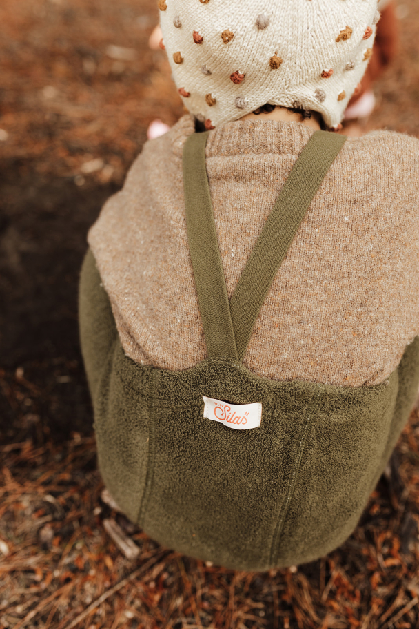 Teddy Footless Tights - Olive - Image 4