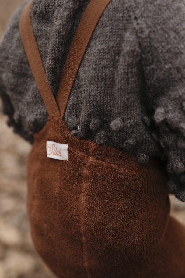 Teddy Footless Tights - Cinnamon - Image 4