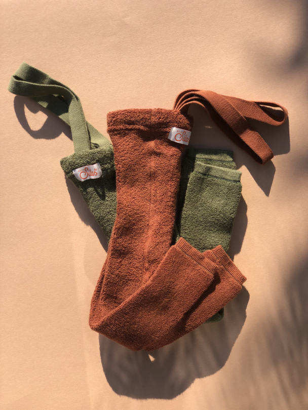 Teddy Footless Tights - Cinnamon - Image 5