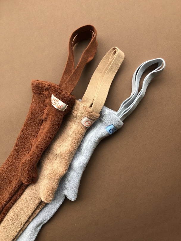 Teddy Footed Tights - Light Brown - Image 6