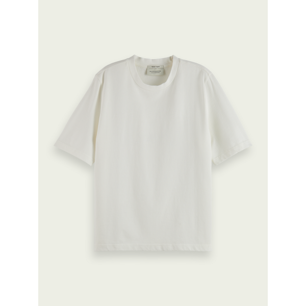 Crewneck relaxed fit organic cotton t-shirt