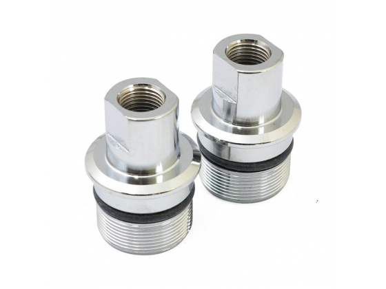 FORK TUBE PLUG SET. CHROME