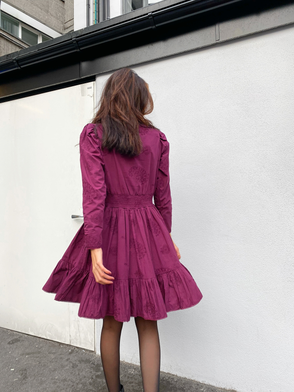 Matilda Dress Mulberry  - Image 2