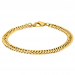 Golden bracelet steel 