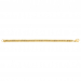 Golden bracelet steel 