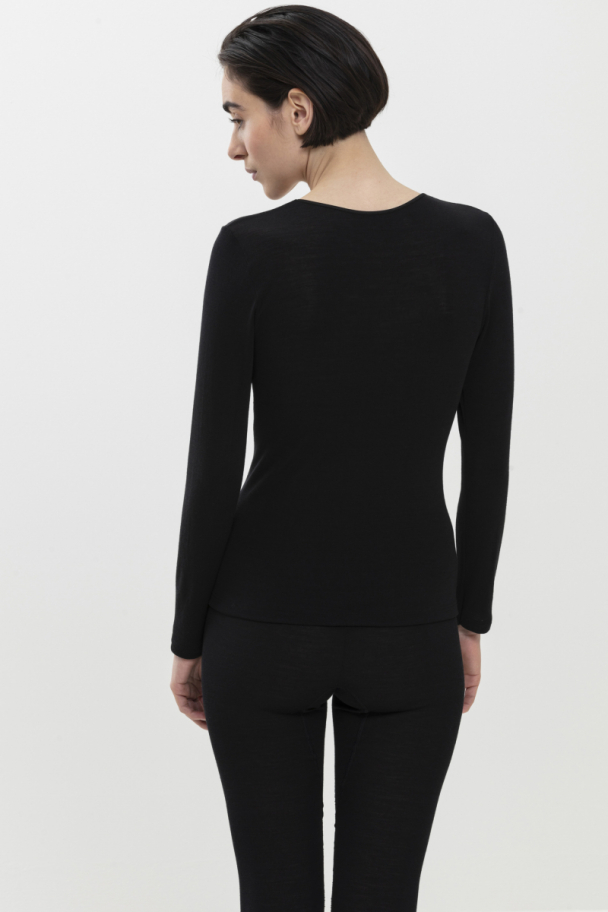 Exquisite long-sleeve, sort - Image 3
