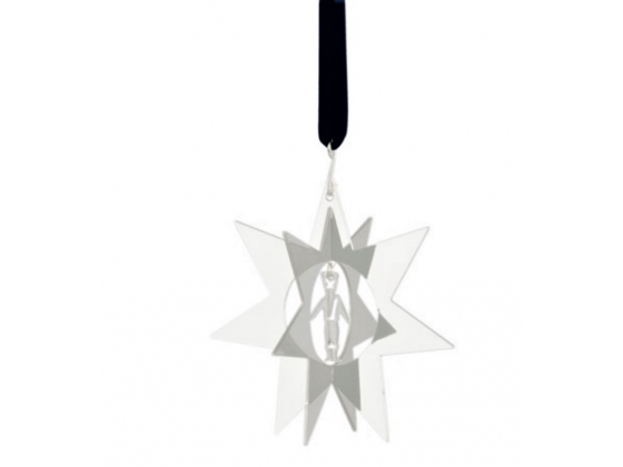 Stjerne ornament - Soldat (Forsølvet)
