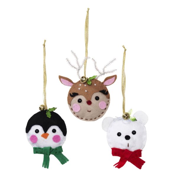 DIY-sett Xmas Felt Buddies