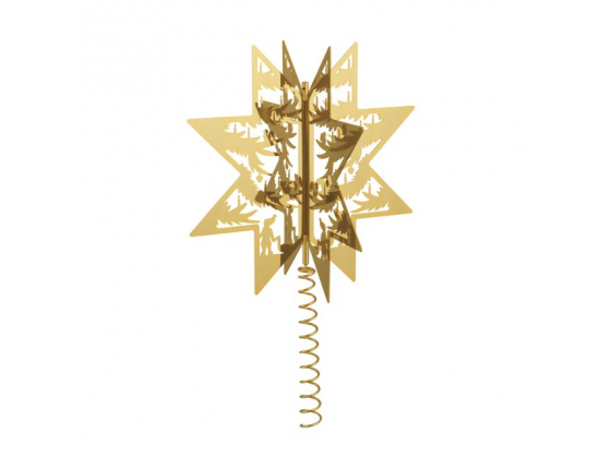 Toppstjerne 19,5cm (Forgylt)