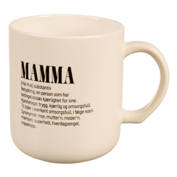 Krus mamma definisjon hvit