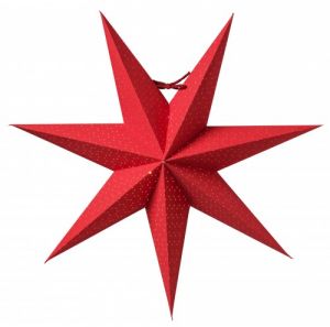 Papirstjerne Aino 44 cm, rød