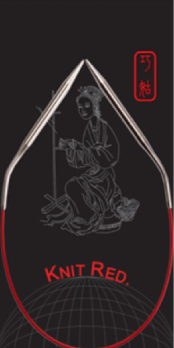 ChiaoGoo rundpinner, Knit Red, 23 - 30 cm, 2.0 - 5.0 mm - Image 2