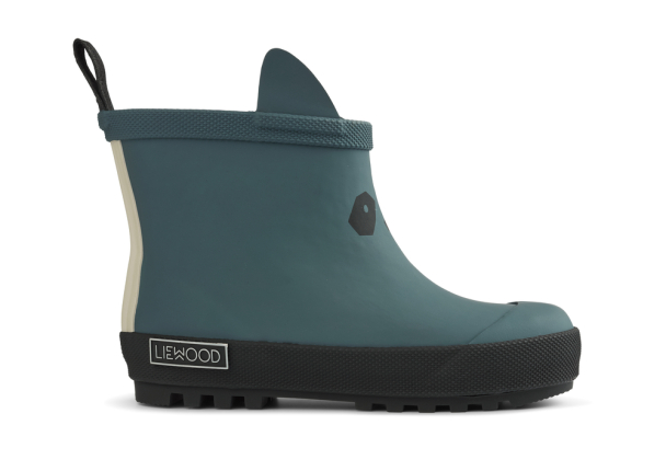 Jesse Thermo Rainboot - Whale Blue/Black Mix - Image 2