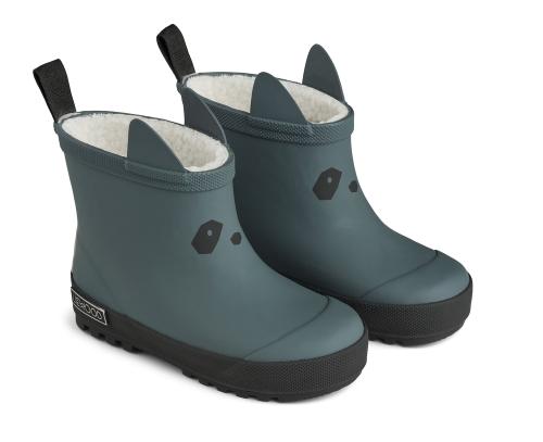 LIEWOOD - JESSE THERMO RAINBOOT WHALE BLUE/BLACK MIX