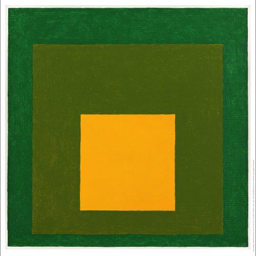 Josef Albers, Homage to the Square [Gold Miniature], 1962