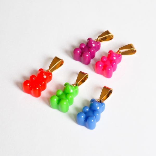 Colorful Gummy Bear Charm