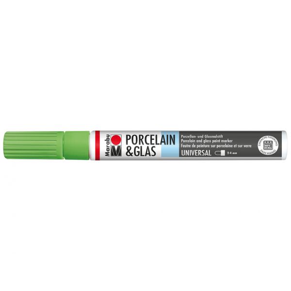 Marabu Porcelain & Glas Painter 2-4mm – 158 Eplegrønn