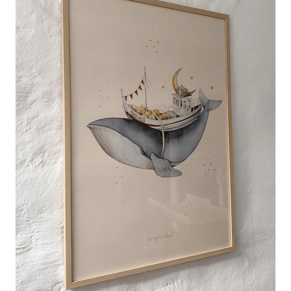 Konges Sløjd Poster Whale