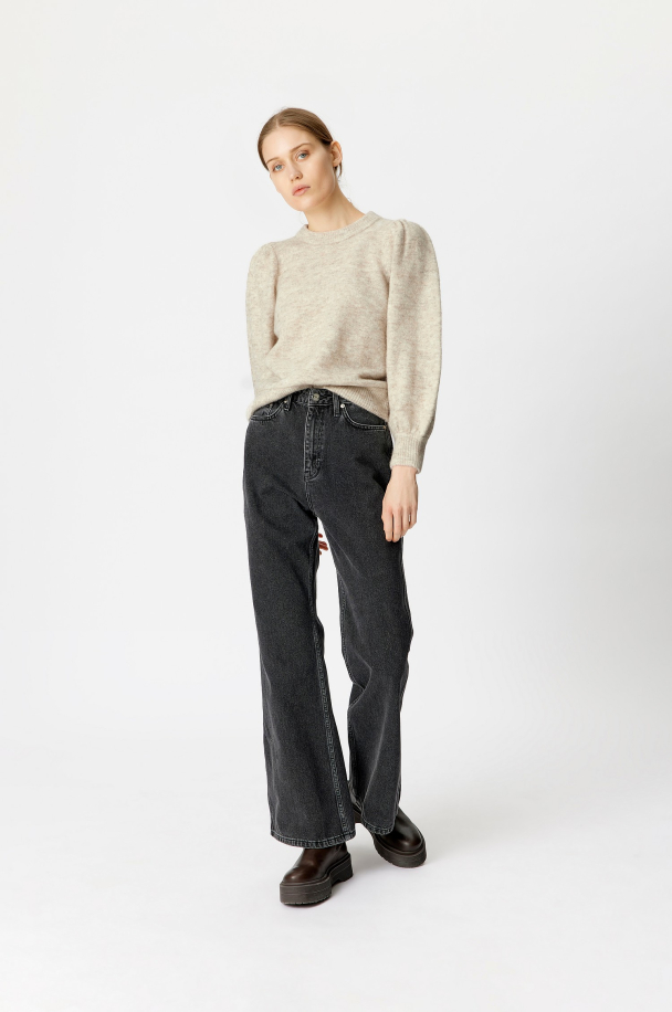 Alpha pullover - White Sand Melange - Image 3