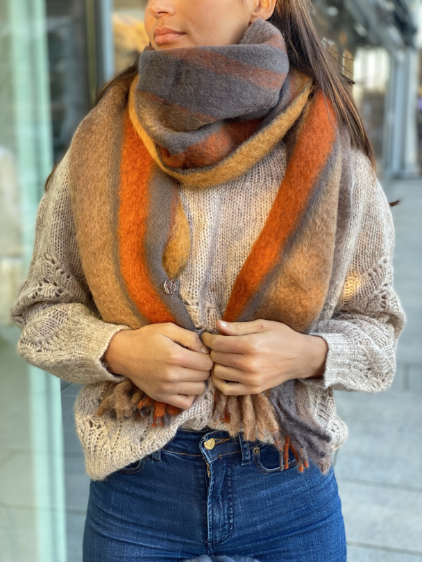 Mohair Fluffy Skarf 
