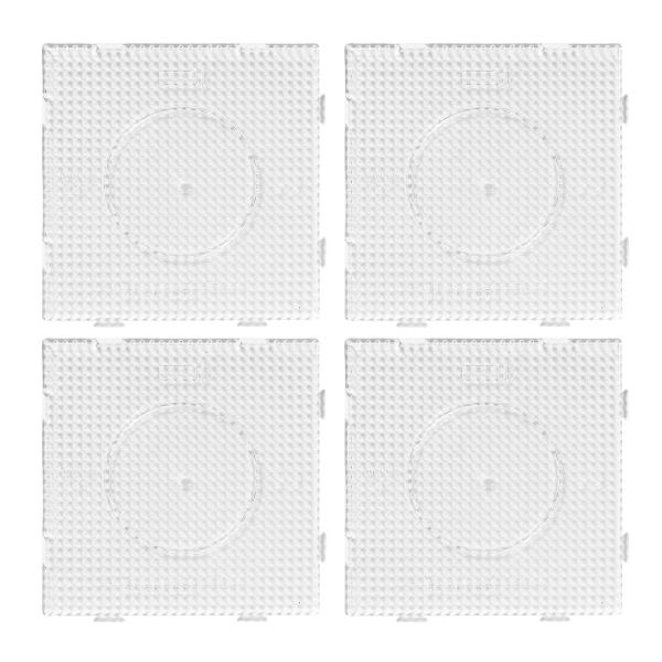 Perleplate Midi kvadrat 4 stk.