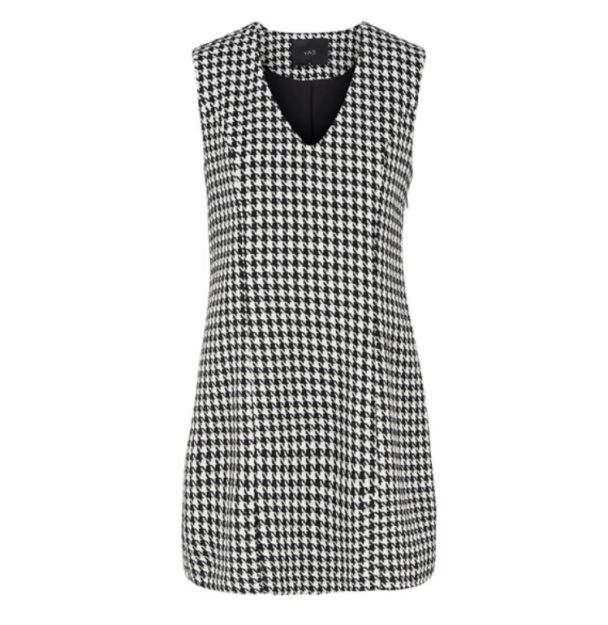 Juliette Wool Dress - Black/White  - Image 2