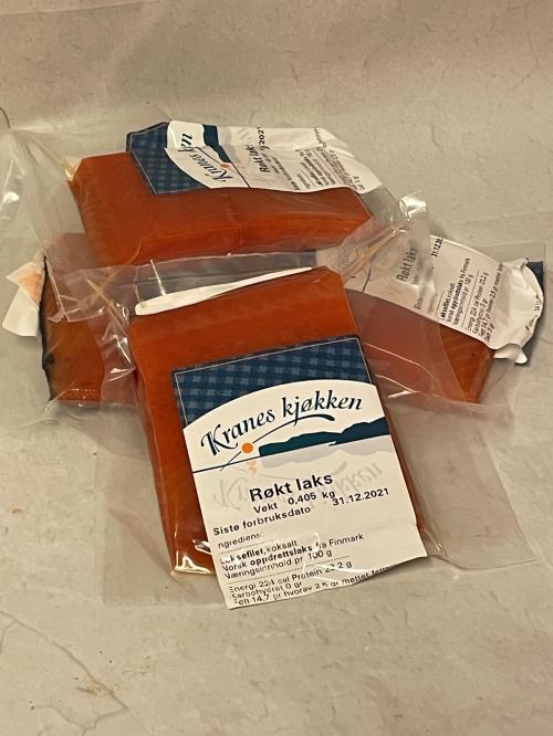 Røkt Finnmarkslaks 320 g fra Kranes Kjøkken på Sørøya