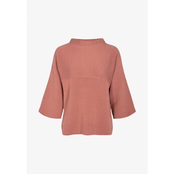 NUIRMELIN PINK O-NECK PULLOVER