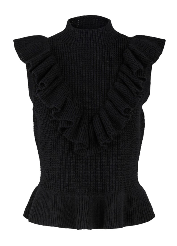 Tikka Knit Vest - Black  - Image 2