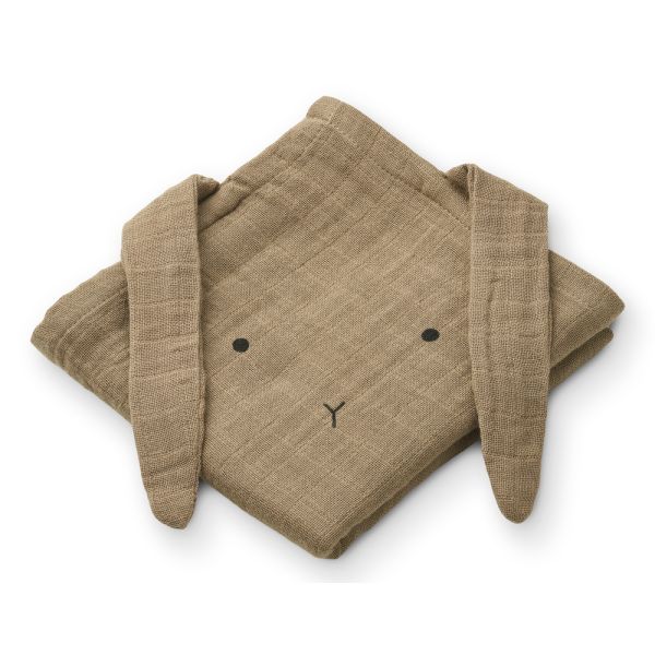 Liewood | Hannah Muslin Klut 2-pk - Rabbit Oat