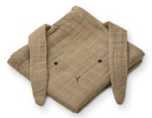 Liewood | Hannah Muslin Klut 2-pk - Rabbit Oat