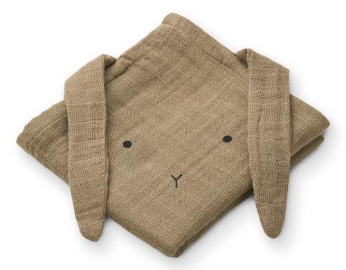 Liewood | Hannah Muslin Klut 2-pk - Rabbit Oat