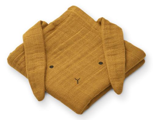 Liewood | Hannah Muslin Klut 2-pk - Rabbit Golden Caramel