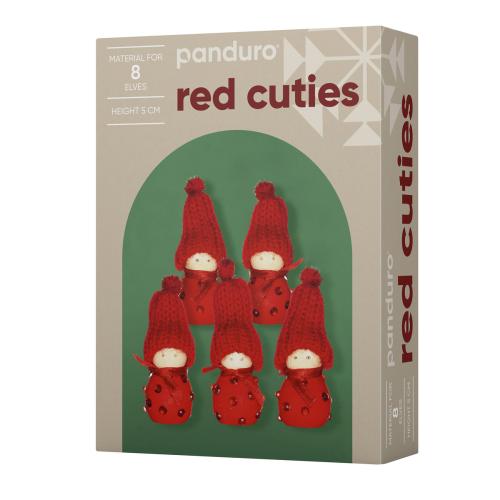 Materialsett Red Cuties 8 stk