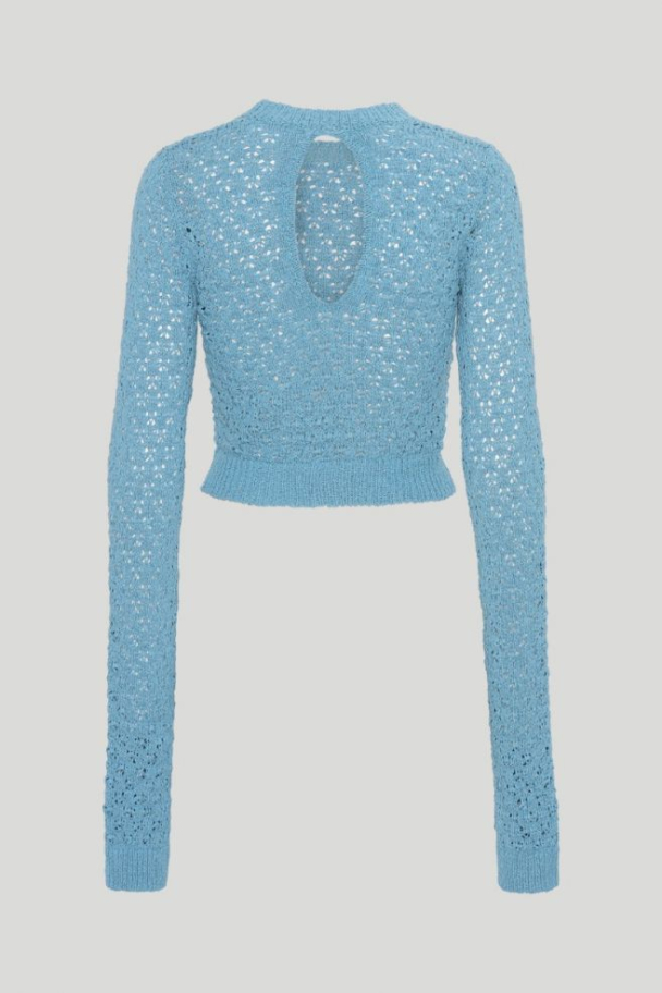 Patricia Knit Top - Ethereal Blue - Image 3