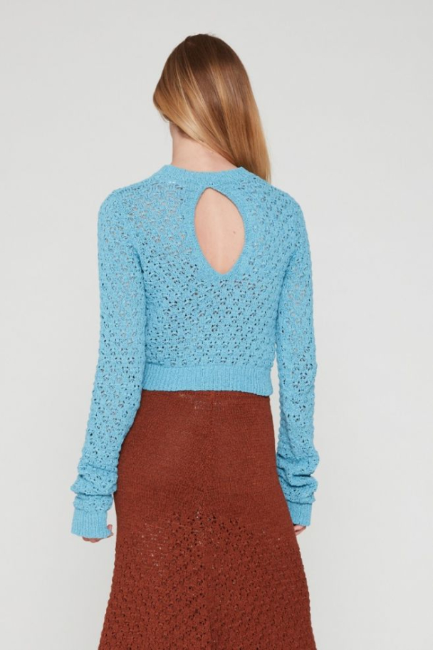 Patricia Knit Top - Ethereal Blue - Image 4