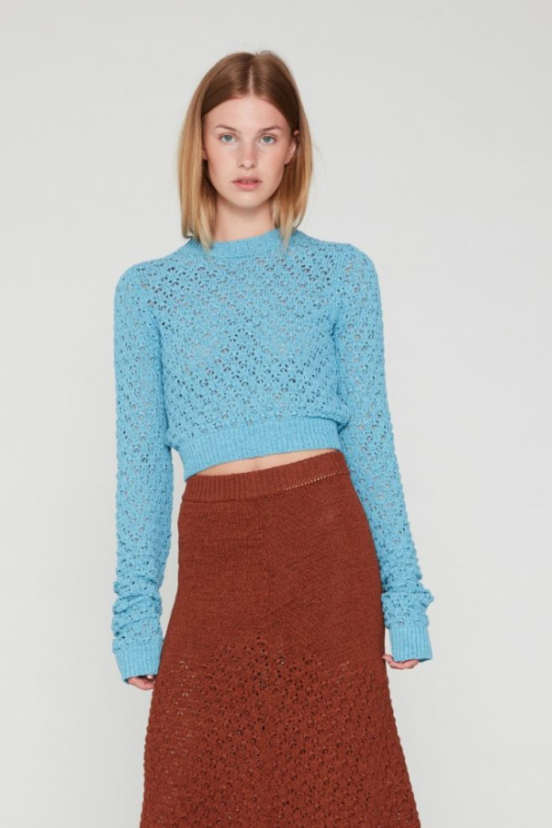Patricia Knit Top - Ethereal Blue - Image 5