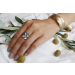 Ring - Thassos Olive 