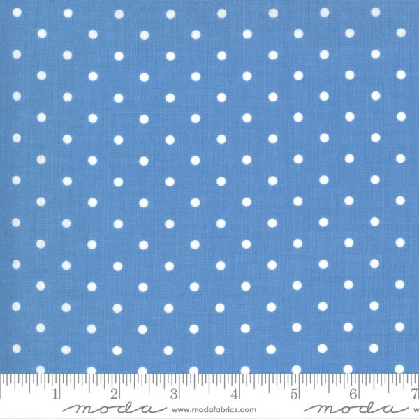 Crystal lane blue polka