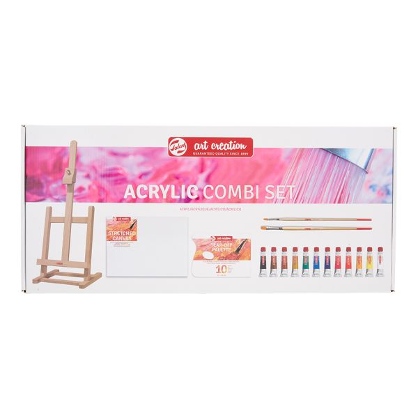 Art Creation Acrylic Combi Set Gavesett m/Staffeli & lerret