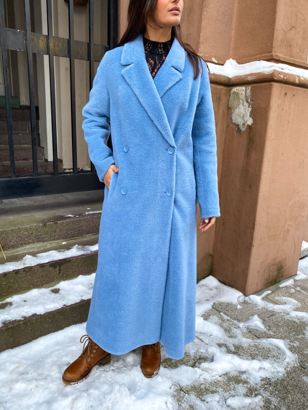 Halle Coat - Light Blue  - Image 1
