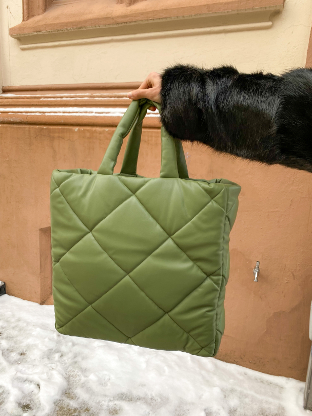 Assante Daimond Bag - Light Green  - Image 1