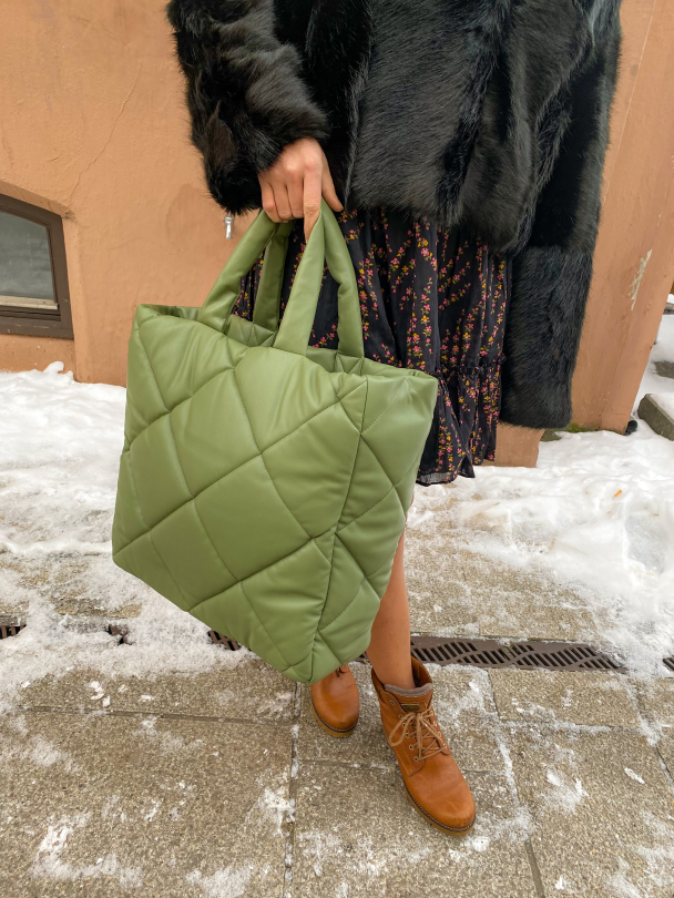 Assante Daimond Bag - Light Green  - Image 2