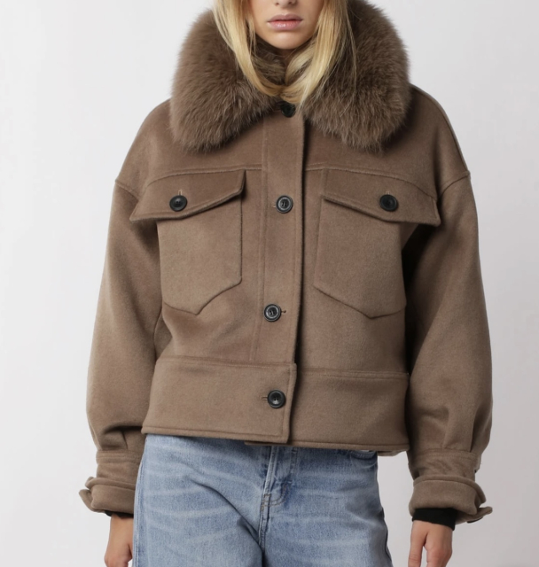 Charlie Jacket  Wool - Brown  - Image 3