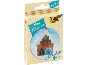 Folia Filtfigur Mini sysett – Pepperkakehus
