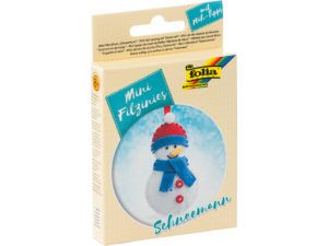 Folia Filtfigur Mini sysett – Snømann