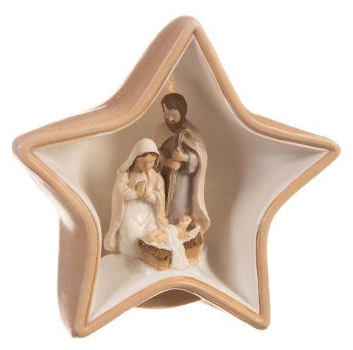 Krybbesett stjerne LED varmhvit