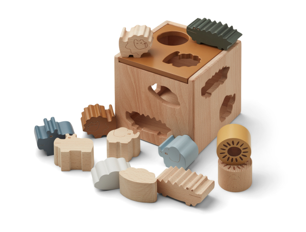 LIEWOOD - GARY PUZZLE CUBE SAFARI/GOLDEN CARAMEL MULTI MIX - Image 1
